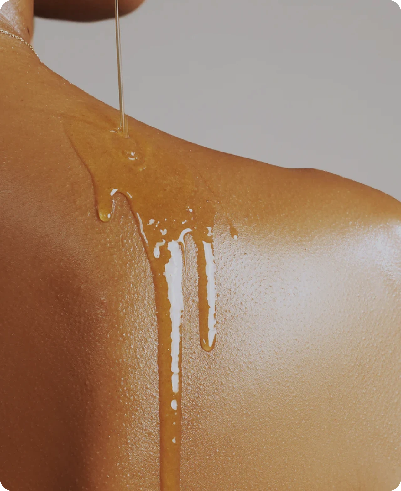 Body Oil Banner Background Mobile
